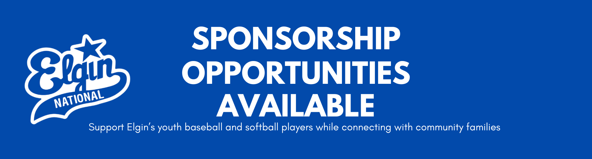 Sponsorship Opportunities